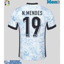 Portugal Nuno Mendes #19 Replica Away Shirt Euro 2024 Short Sleeve